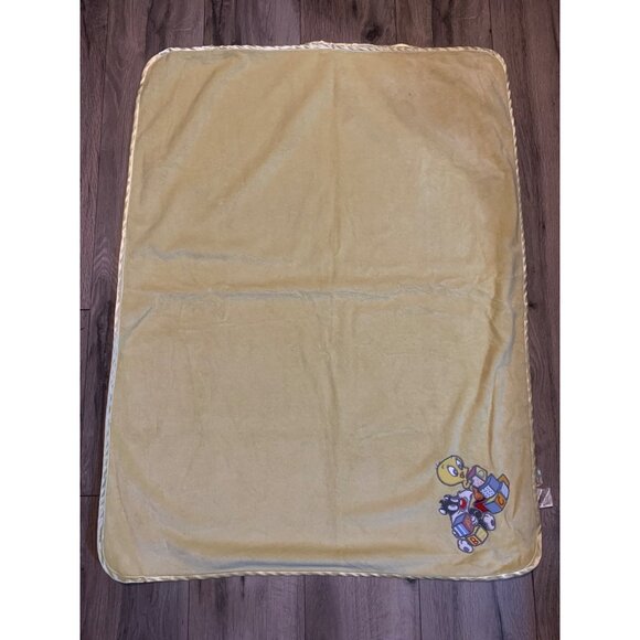 Looney Tunes Baby Tweety Sylvester Yellow 28 x 38 Polyester Baby Blanket - Picture 2 of 5